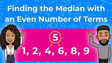 Median of an Even Set of Numbers .